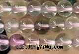 CTG1588 15.5 inches 4mm round fluorite gemstone beads wholesale