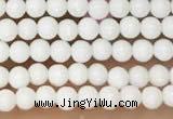 CTG2075 15 inches 2mm,3mm white porcelain beads wholesale