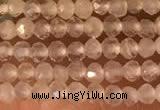 CTG2156 15 inches 2mm,3mm faceted round white moonstone beads