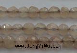 CTG218 15.5 inches 3mm faceted round tiny moonstone beads