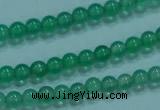 CTG24 15.5 inch 3mm round tiny pale green agate beads wholesale