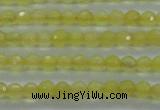 CTG406 15.5 inches 2mm faceted round tiny dyed candy jade beads