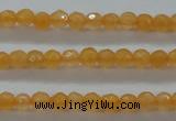 CTG407 15.5 inches 2mm faceted round tiny dyed candy jade beads