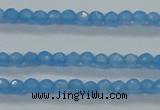CTG409 15.5 inches 2mm faceted round tiny dyed candy jade beads