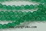 CTG42 15.5 inches 2mm round grade A tiny green agate beads wholesale