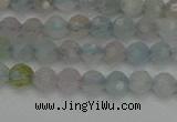 CTG550 15.5 inches 4mm faceted round tiny morganite beads