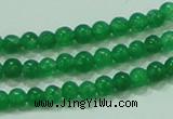 CTG61 15.5 inches 2mm round tiny dyed white jade beads wholesale