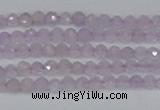 CTG621 15.5 inches 2mm faceted round lavender amethyst beads