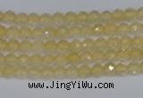 CTG623 15.5 inches 2mm faceted round citrine gemstone beads