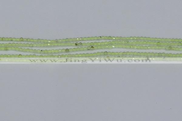 CTG631 15.5 inches 2mm faceted round prehnite gemstone beads