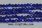 CTG649 15.5 inches 2mm faceted round lapis lazuli gemstone beads