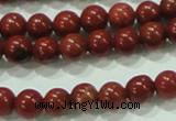 CTG75 15.5 inches 3mm round tiny red brick beads wholesale