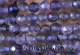 CTG753 15.5 inches 2mm faceted round tiny iolite gemstone beads