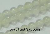 CTG79 15.5 inches 3mm round tiny white chalcedony beads wholesale
