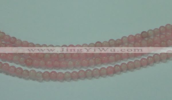 CTG80 15.5 inches 3mm round tiny dyed white jade beads wholesale