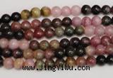 CTO371 15.5 inches 5mm round natural tourmaline gemstone beads