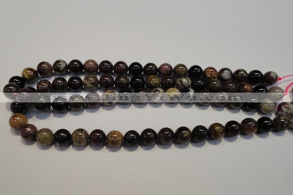 CTO403 15.5 inches 11mm round natural tourmaline gemstone beads