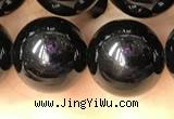 CTO704 15.5 inches 12mm round black tourmaline beads wholesale