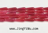 CTR419 15.5 inches 10*30mm teardrop agate beads wholesale