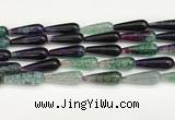 CTR430 15.5 inches 10*30mm teardrop agate beads wholesale