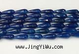 CTR442 15.5 inches 8*20mm faceted teardrop agate beads wholesale