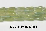 CTR459 15.5 inches 10*30mm faceted teardrop agate beads wholesale