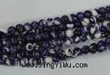 CTU1080 15.5 inches 4mm round synthetic turquoise beads wholesale