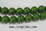 CTU1393 15.5 inches 8mm round synthetic turquoise beads