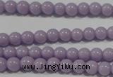 CTU1400 15.5 inches 3mm round synthetic turquoise beads