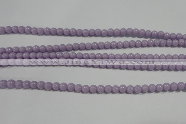CTU1400 15.5 inches 3mm round synthetic turquoise beads