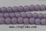 CTU1401 15.5 inches 4mm round synthetic turquoise beads