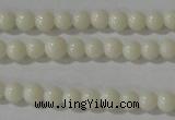 CTU1430 15.5 inches 3mm round synthetic turquoise beads