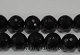 CTU1485 15.5 inches 12mm faceted round synthetic turquoise beads
