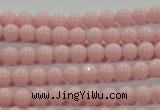 CTU1501 15.5 inches 4mm round synthetic turquoise beads