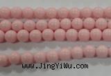 CTU1502 15.5 inches 6mm round synthetic turquoise beads