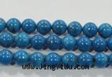 CTU1622 15.5 inches 8mm round synthetic turquoise beads
