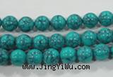 CTU1673 15.5 inches 8mm round synthetic turquoise beads