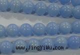 CTU1732 15.5 inches 6mm round synthetic turquoise beads