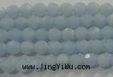 CTU1741 15.5 inches 4mm faceted round synthetic turquoise beads