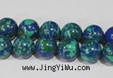 CTU1814 15.5 inches 10mm round synthetic turquoise beads
