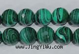 CTU1825 15.5 inches 12mm faceted round synthetic turquoise beads