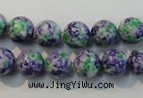 CTU2153 15.5 inches 10mm round synthetic turquoise beads