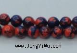 CTU230 16 inches 8mm round imitation turquoise beads wholesale