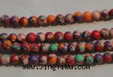 CTU2340 15.5 inches 4mm round synthetic turquoise beads