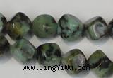 CTU2461 15.5 inches 6*6mm cube African turquoise beads wholesale
