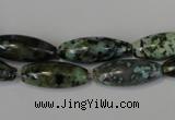 CTU2468 15.5 inches 8*20mm rice African turquoise beads wholesale