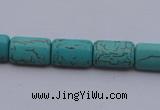 CTU25 15.5 inches 18*25mm rectangle blue turquoise beads Wholesale