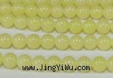 CTU2515 15.5 inches 4mm round synthetic turquoise beads