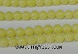 CTU2516 15.5 inches 6mm round synthetic turquoise beads