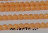 CTU2531 15.5 inches 4mm round synthetic turquoise beads